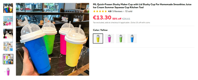Paste an AliExpress link or capture a Shopify store with the Clonify extension.